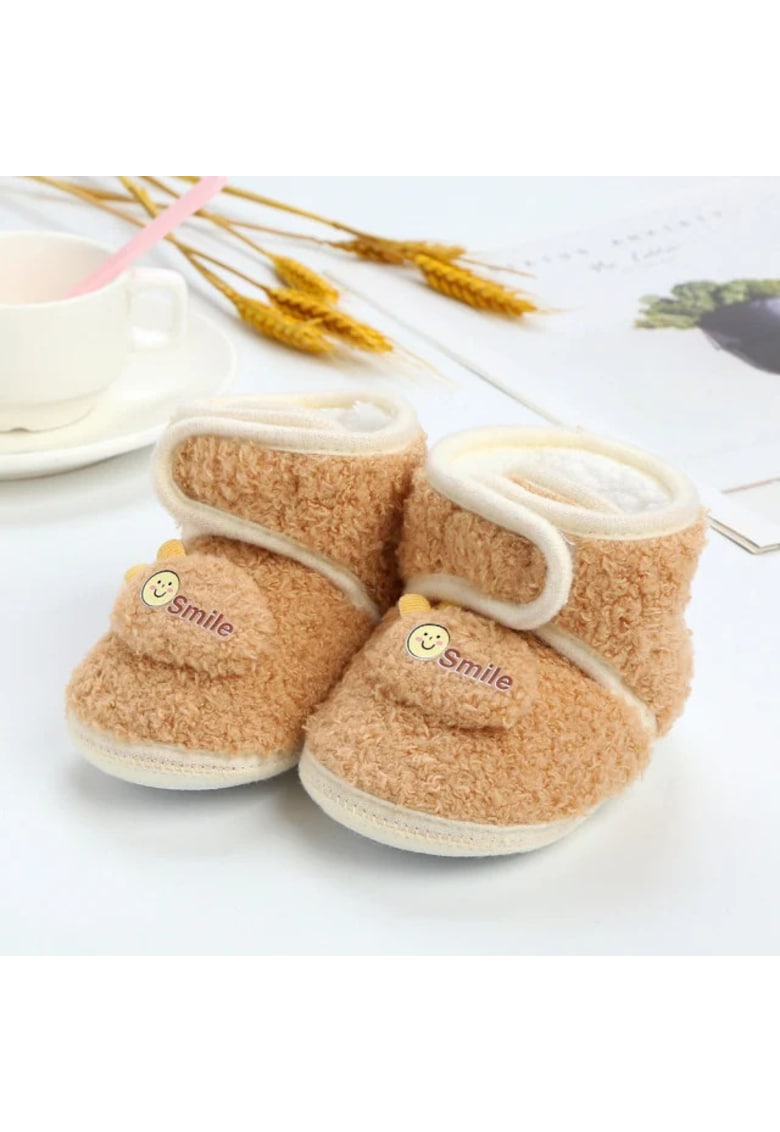 Cizmulite maro plusate - smile - Maro