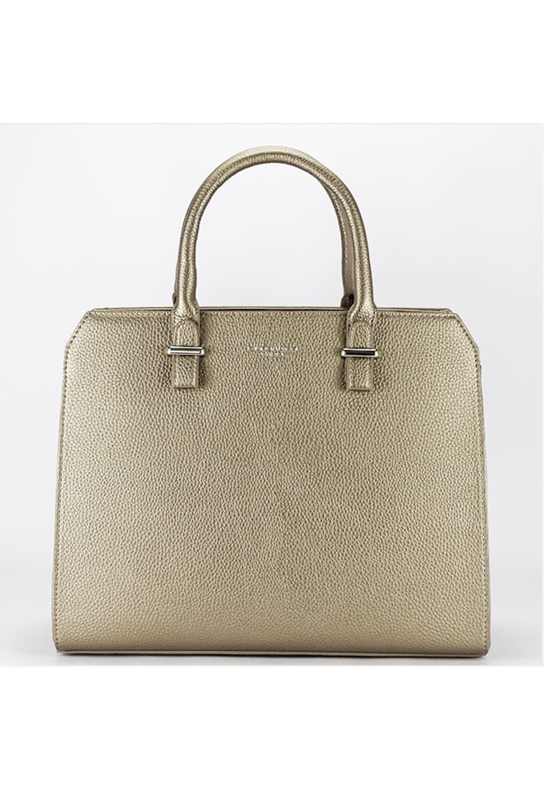 Geanta neagra H6998 13 Negru - Auriu - 25x32x12