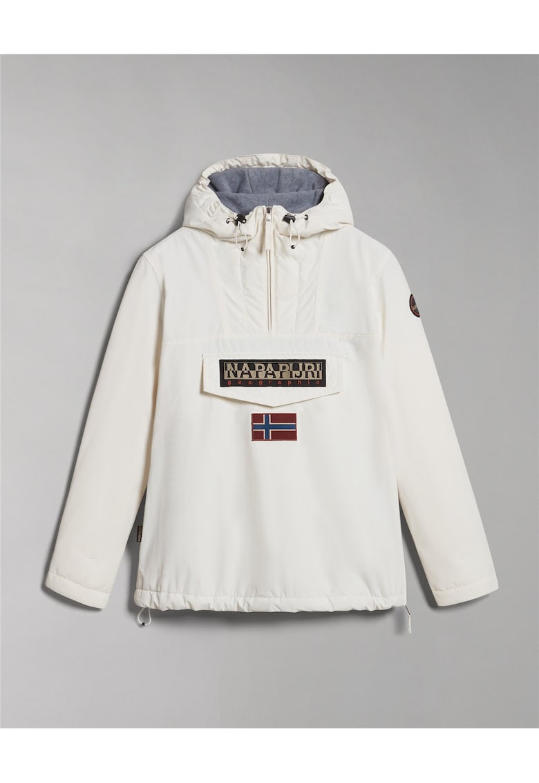 Jacheta pull-on cu gluga si logo Rainforest