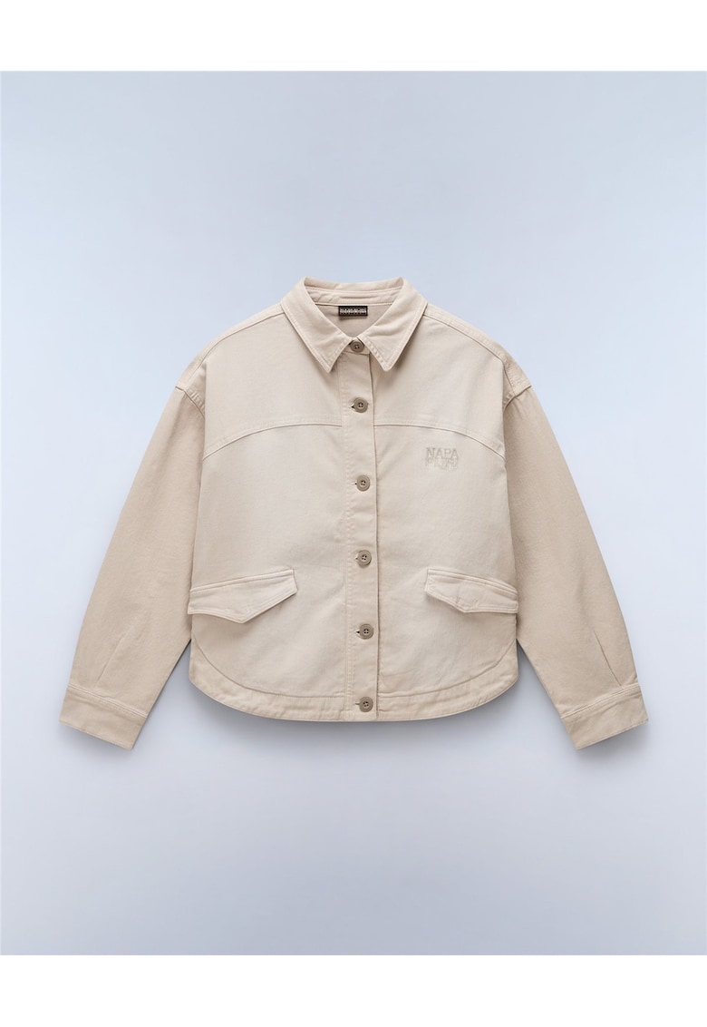 Jacheta tip camasa cu maneci cazute