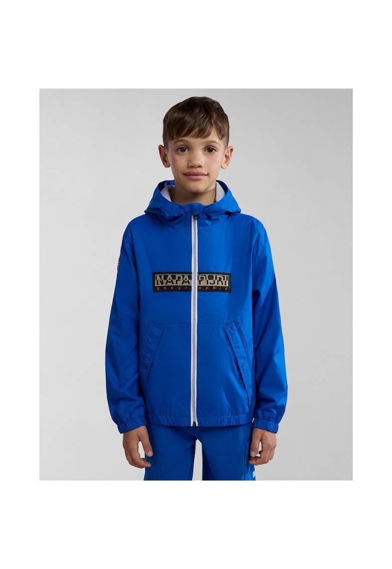 Jacheta cu fermoar si gluga Cree