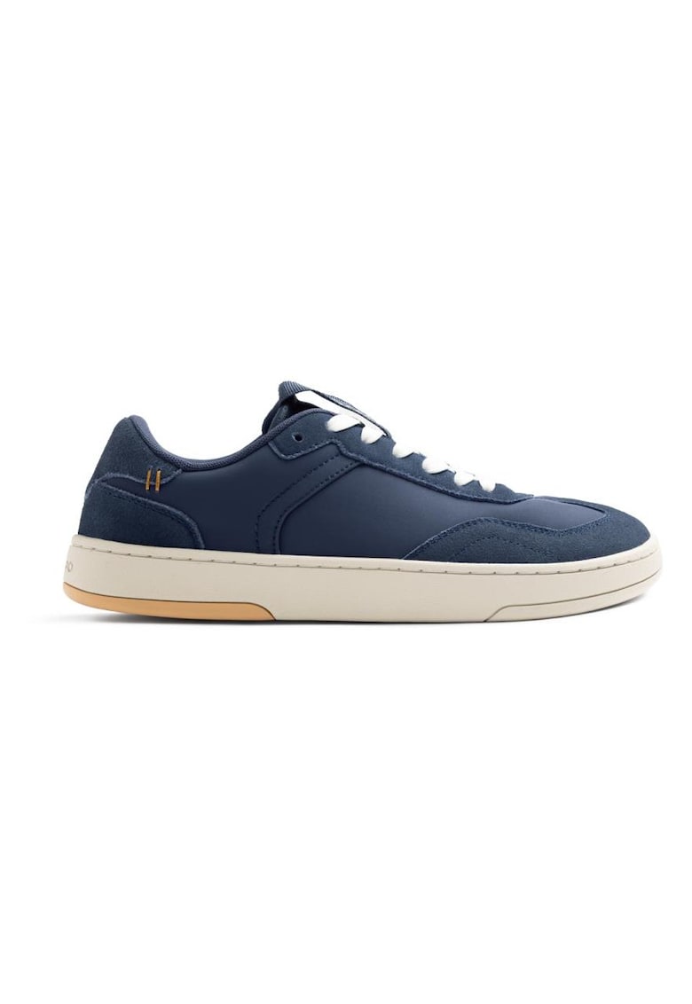 Pantofi sport de piele si piele intoarsa Masasi - Albastru