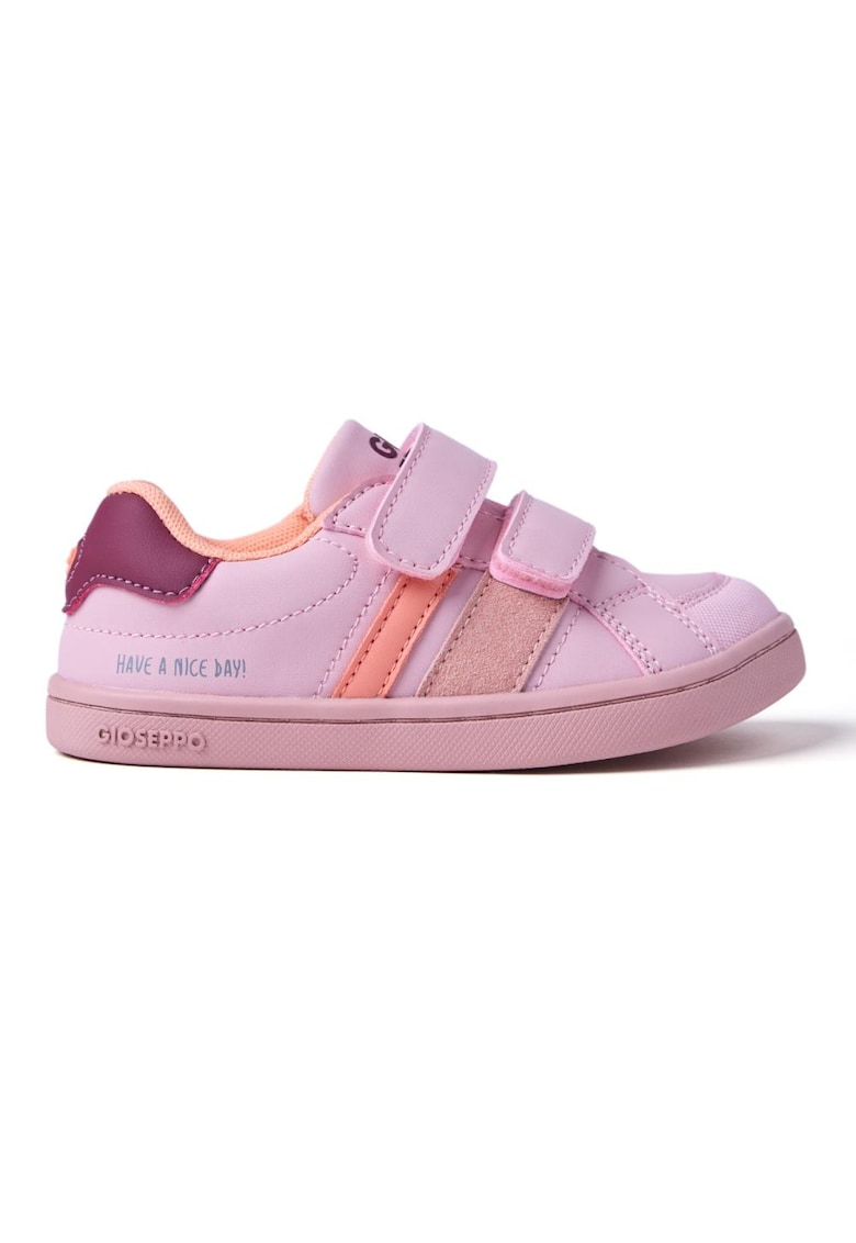 Gioseppo Pantofi sport piele ecologica cu velcro Edet - Coral - Coral