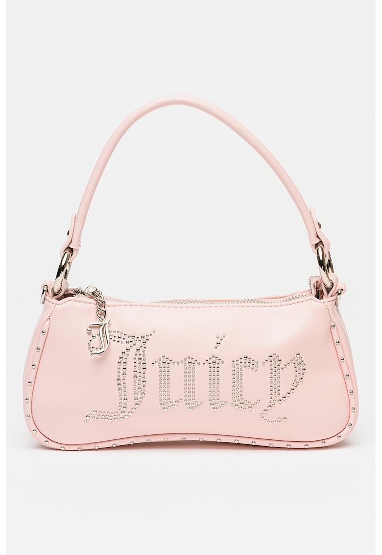 Geanta cu bareta de umar si etui Kimberly - Roz pastel