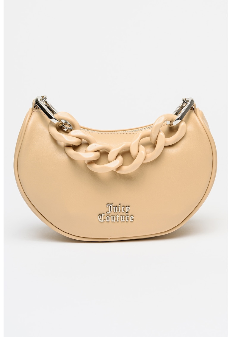 Geanta de piele ecologica cu bareta de umar Blossom - Bej nisip