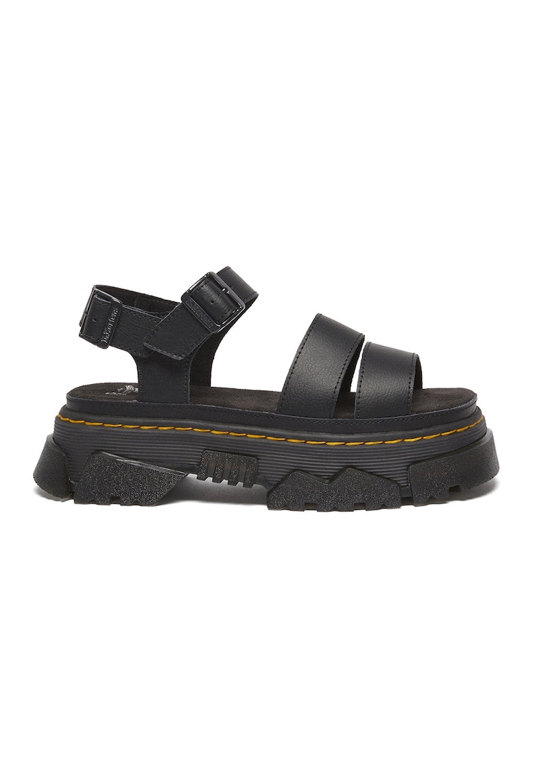 Sandale din piele cu catarama Mattison - Negru