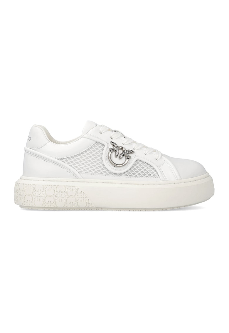 Pantofi sport flatform Yoko - Crem