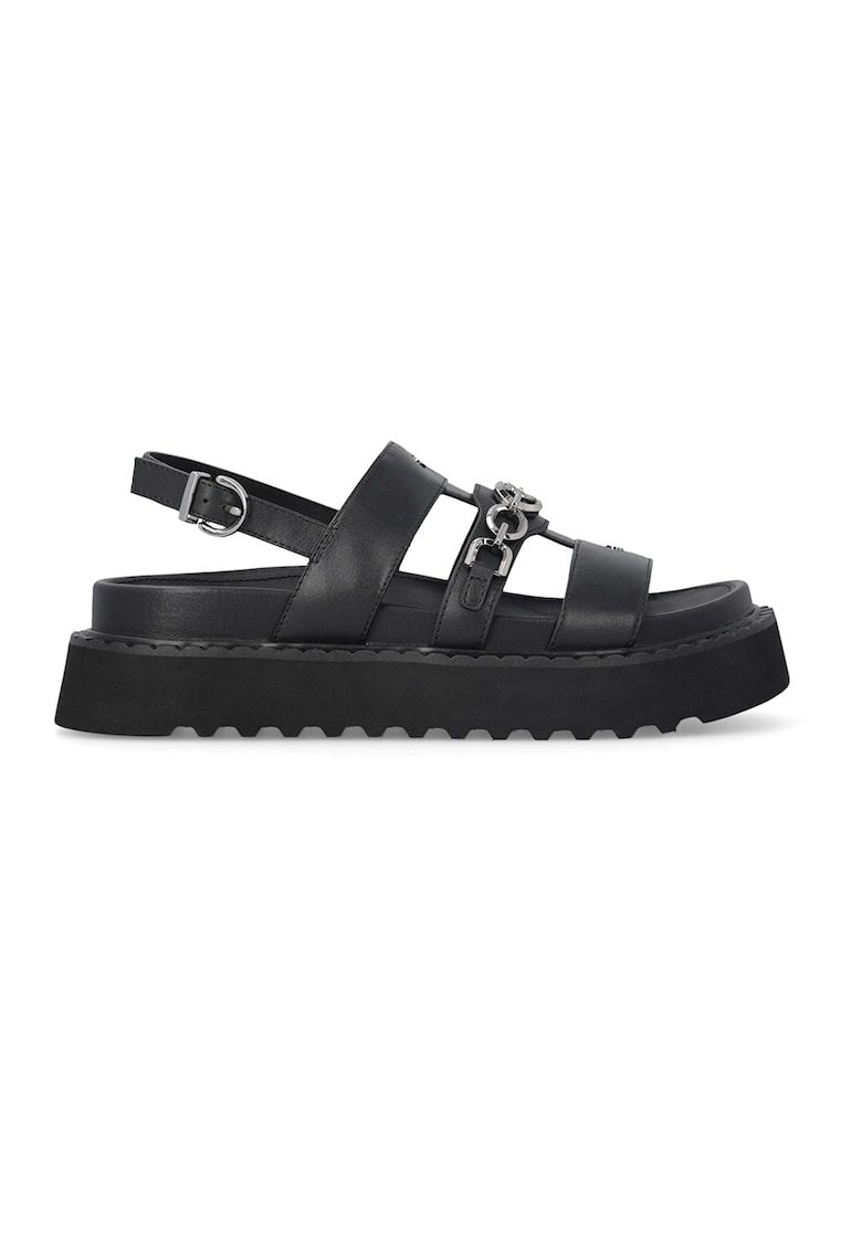 Sandale din piele Kate - Negru