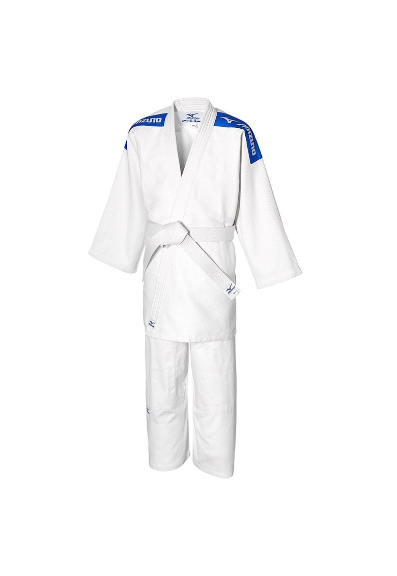 Kimono Judo Kodomo Plus cu centura - Alb/Albastru