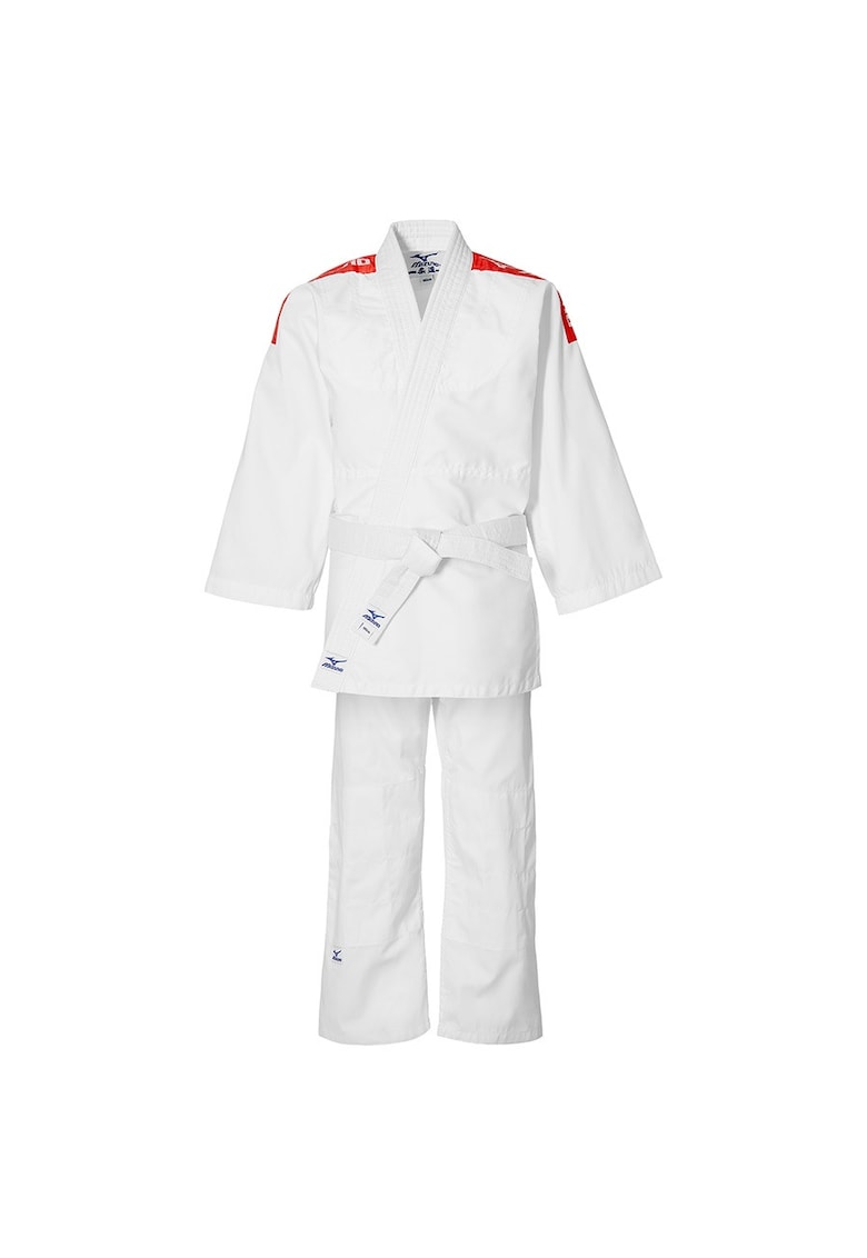 Kimono Judo copii Shiro Plus cu centura - Alb | rosu