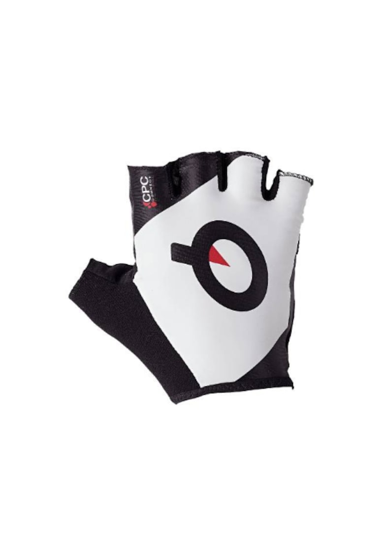 Manusi Short Fingers - Alb/Negru