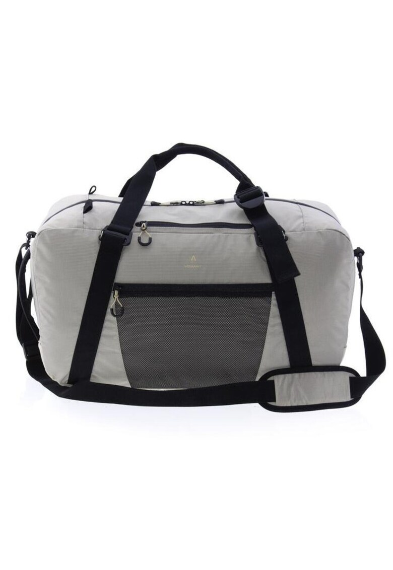 Geanta de voiaj/sport Boreal - 55x31x25 cm - pentru calatorii/sala - nylon ripstop - curea detasabila - bej