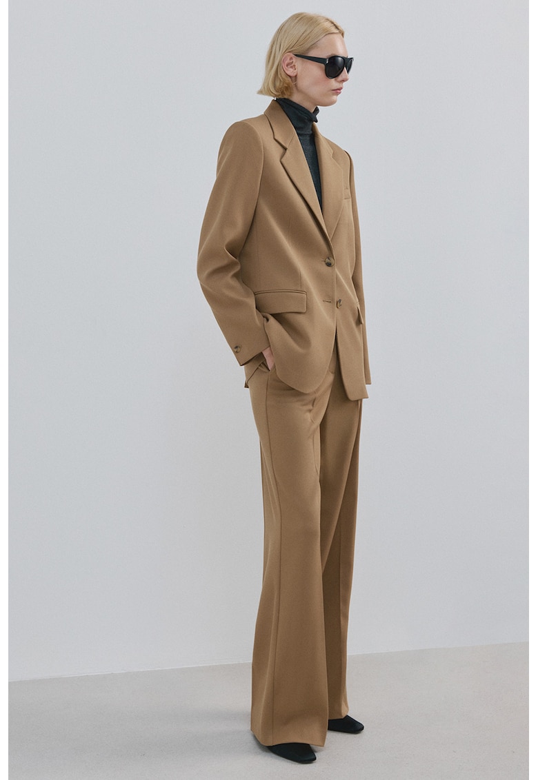 Pantaloni cu croiala ampla - Caramel
