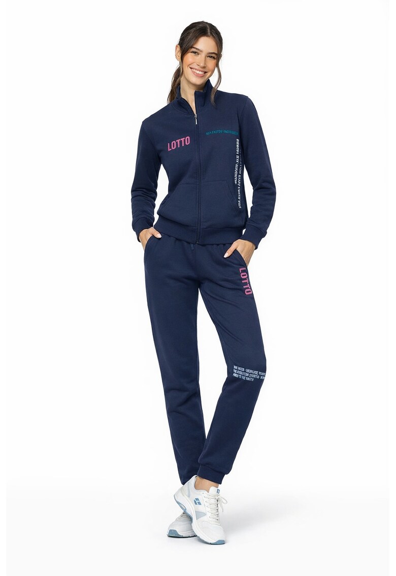 Trening dama LA6074 - set sport cu bluza si pantaloni Albastru