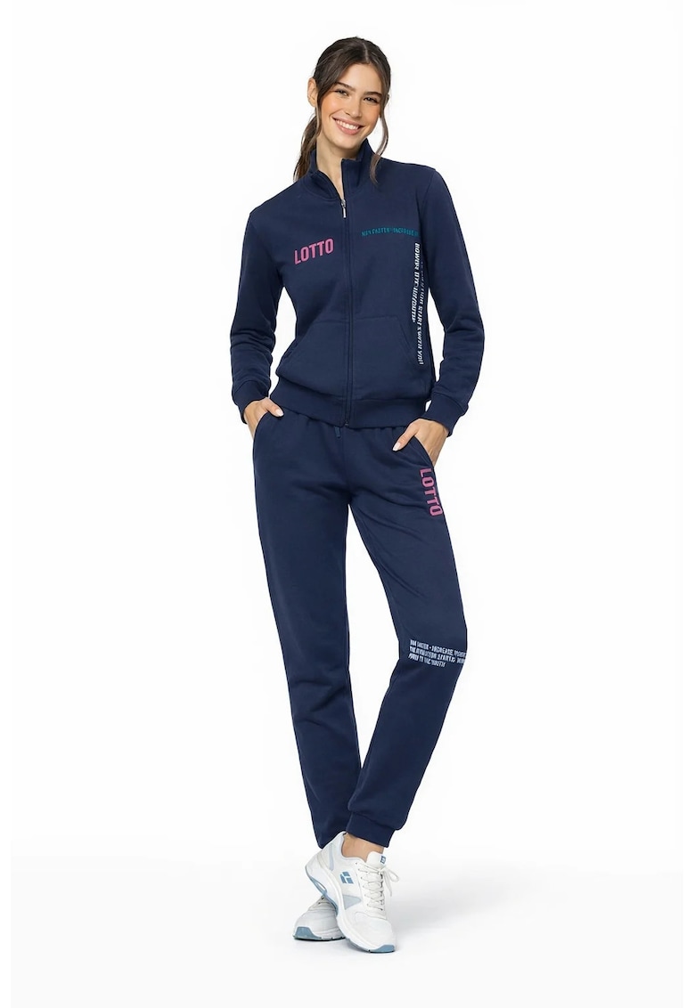 Trening dama LA6074 - set sport cu bluza si pantaloni Albastru