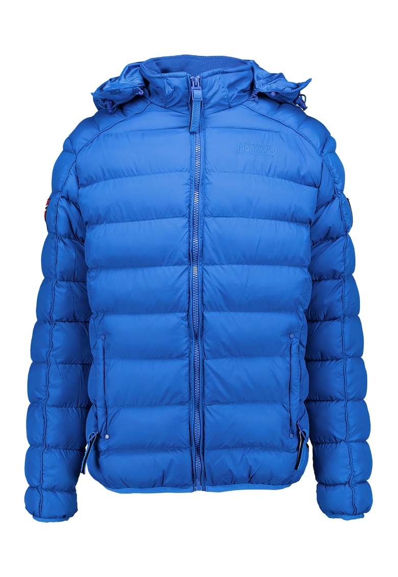 Geaca cu vatelina si gluga detasabila - Albastru royal