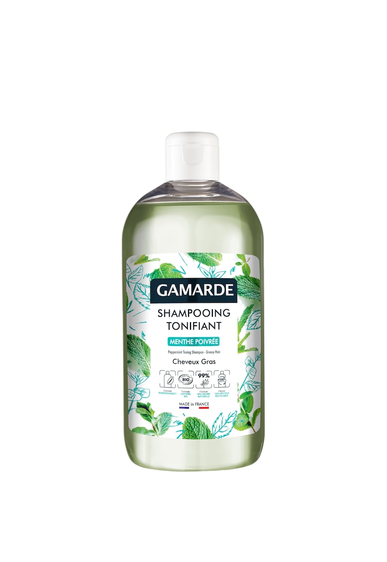 Sampon natural tonifiant cu ulei esential de menta - 500 ml