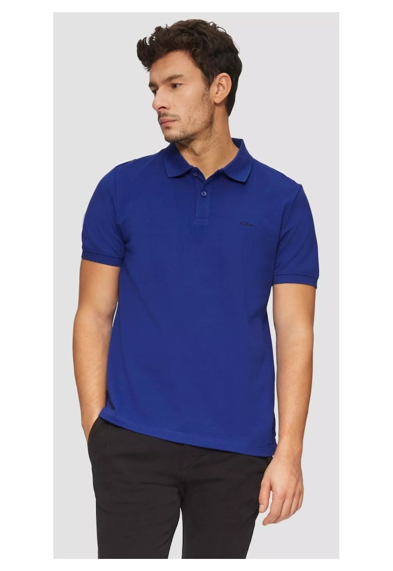 Tricou polo barbati - din bumbac cu croiala Regular Fit - logo