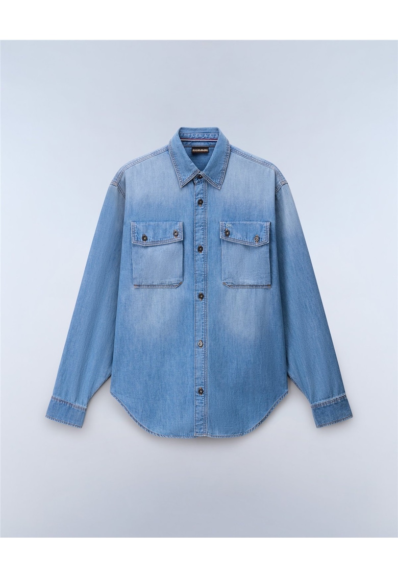 Camasa din denim Kiene - Albastru