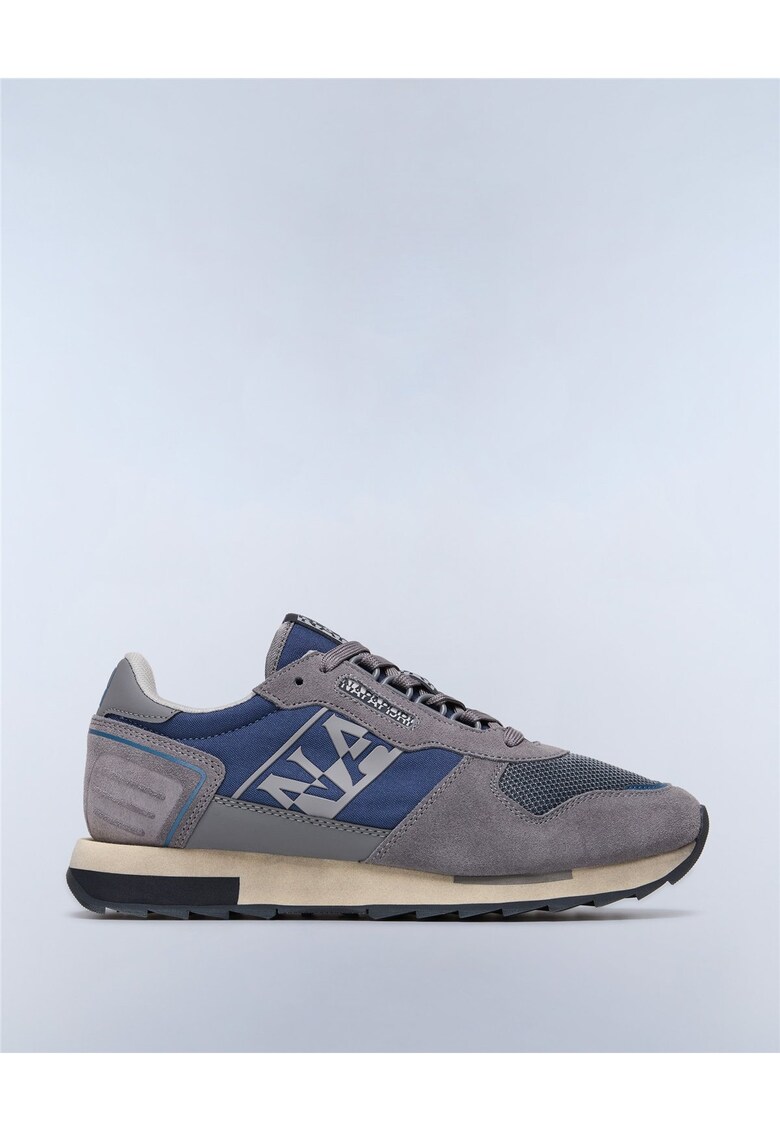 Pantofi sport cu insertii din piele intoarsa Virtus - Albastru