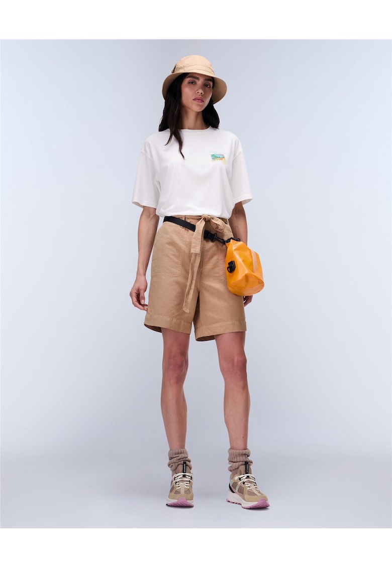 Tricou din bumbac cu detaliu imprimat -