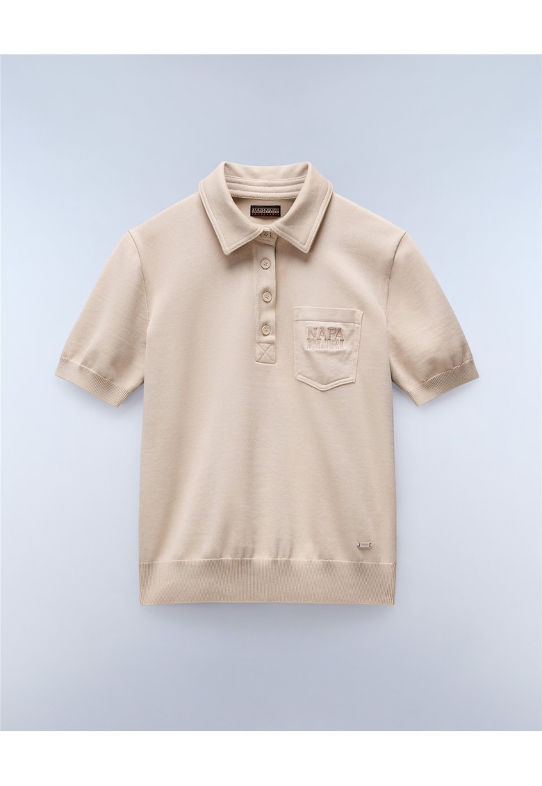 Tricou cu buzunar aplicat Cassis -