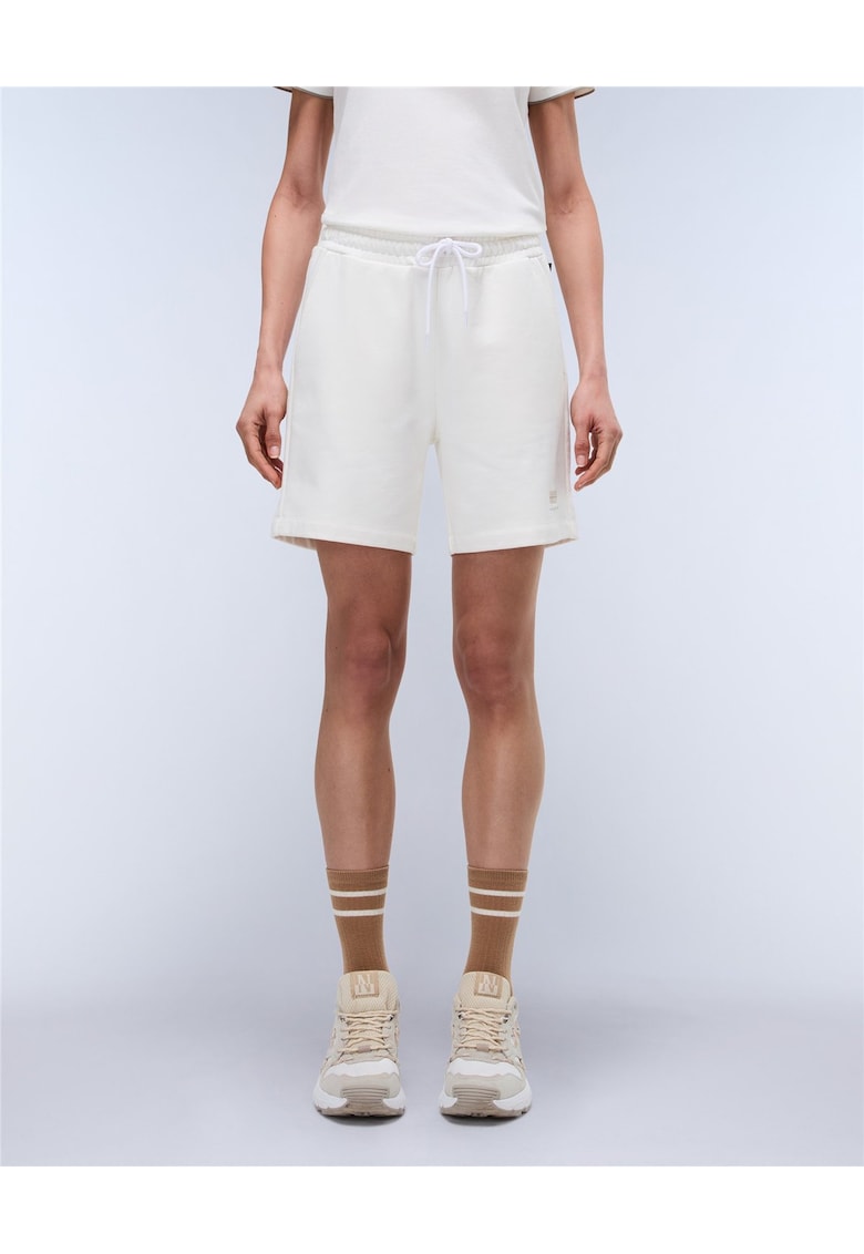 Pantaloni scurti din bumbac Nina - Alb