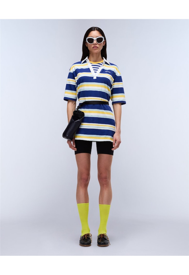 Tricou supradimensionat cu model cu dungi Ete -