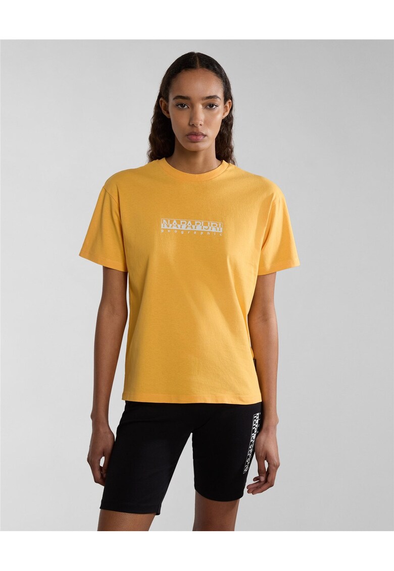 Tricou din bumbac cu imprimeu logo