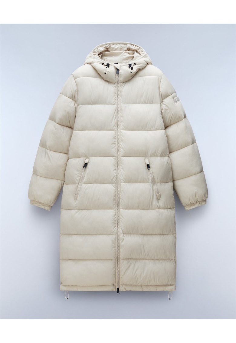 Jacheta lunga cu vatelina si gluga -