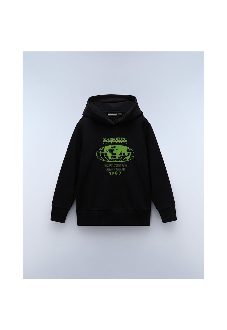 Hanorac cu imprimeu frontal Mats -