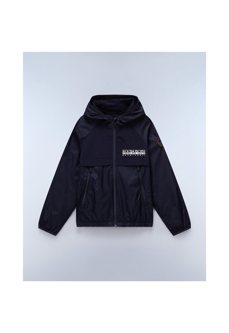 Jacheta subtire cu gluga Allori - Bleumarin