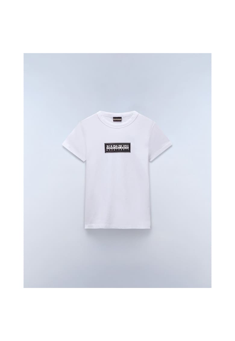 Tricou cu detaluu logo Chamois -