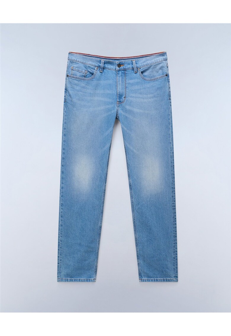 Blugi regular fit cu aspect decolorat Kiene -