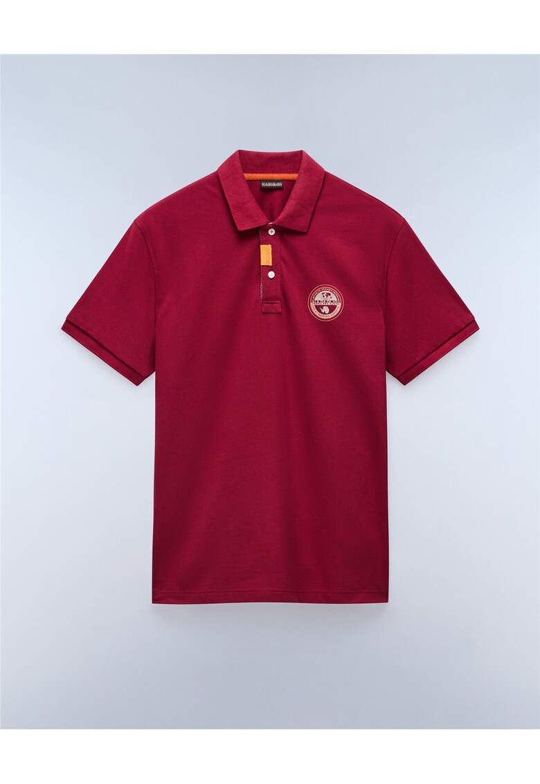 Tricou polo cu detaliu logo in piept Clanis -