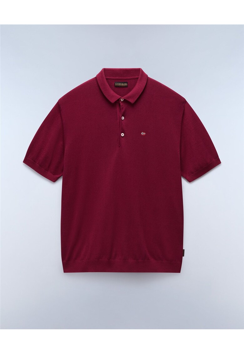 Tricou polo cu detaliu logo brodat Nelli -