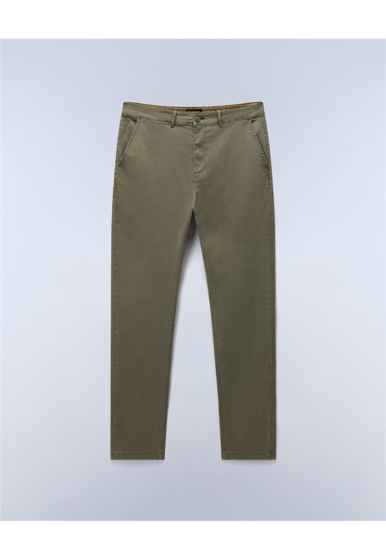 Pantaloni chino cu buzunare oblice Puyo