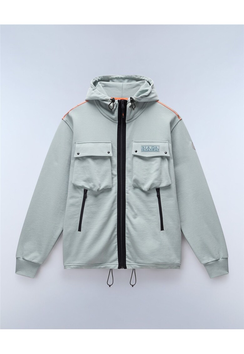 Hanorac cu buzunare aplicate pe piept Rivalto -