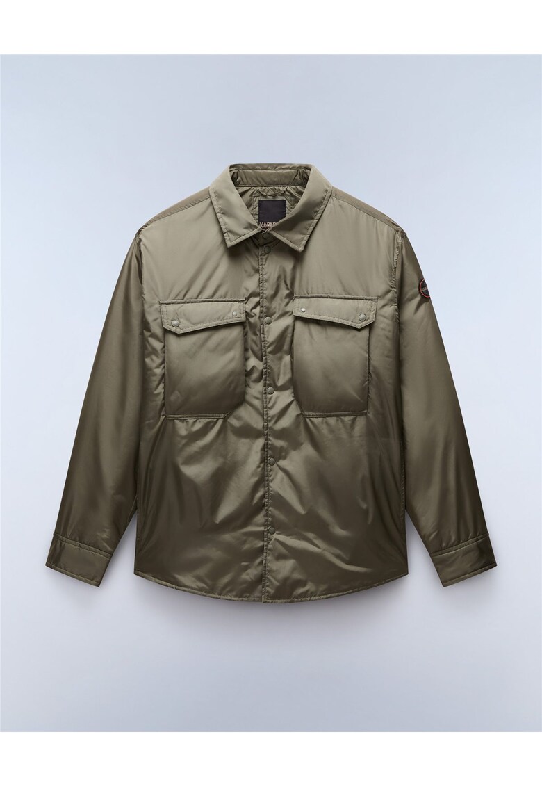 Jacheta subtire cu buzunare aplicate pe piept Casies -