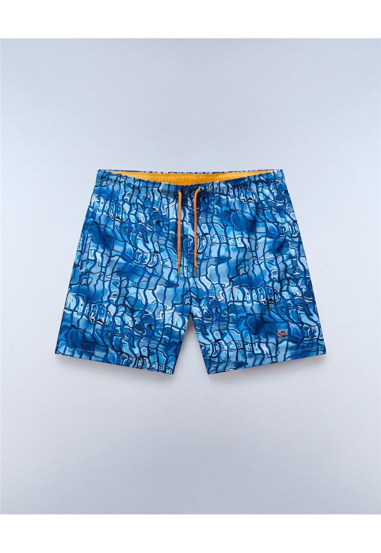 Pantaloni scurti de baie cu talie ajustabila Inuvik - Albastru