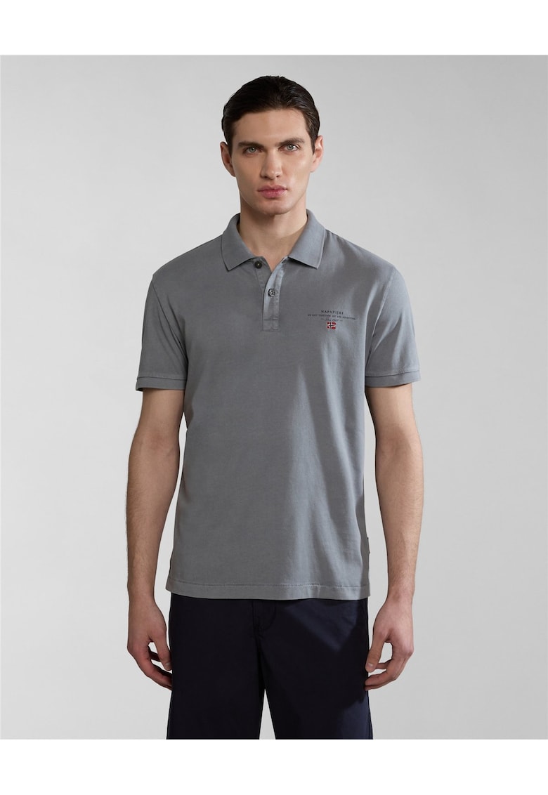 Tricou polo din bumbac Elbas -