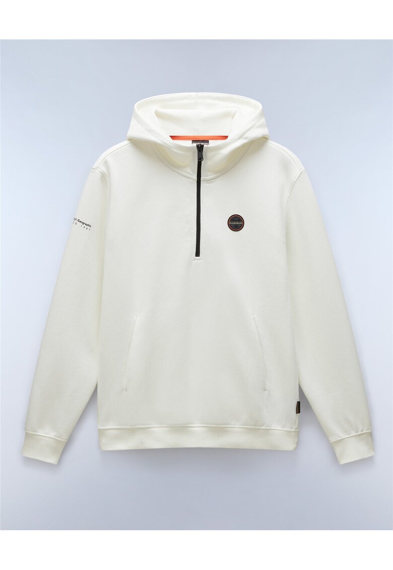 Hanorac cu fenta cu fermoar -