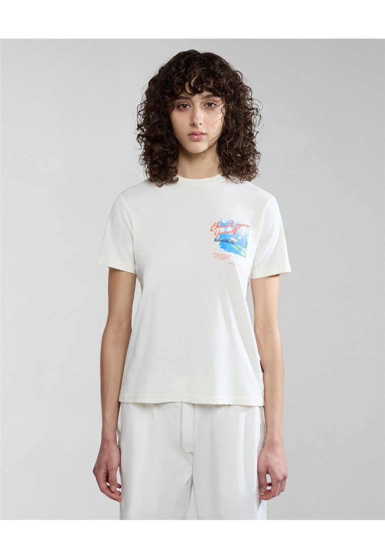 Tricou din bumbac cu imprimeu Yukon -