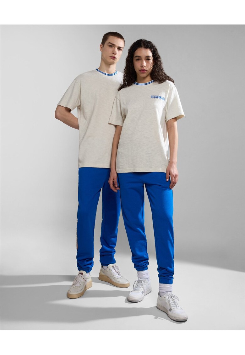 Tricou unisex cu imprimeu logo Grober -