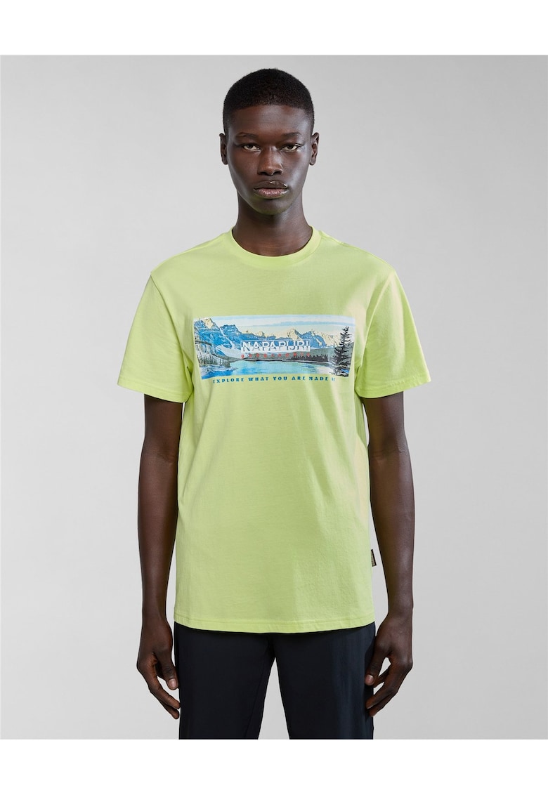 Tricou din bumbac cu imprimeu Canada -