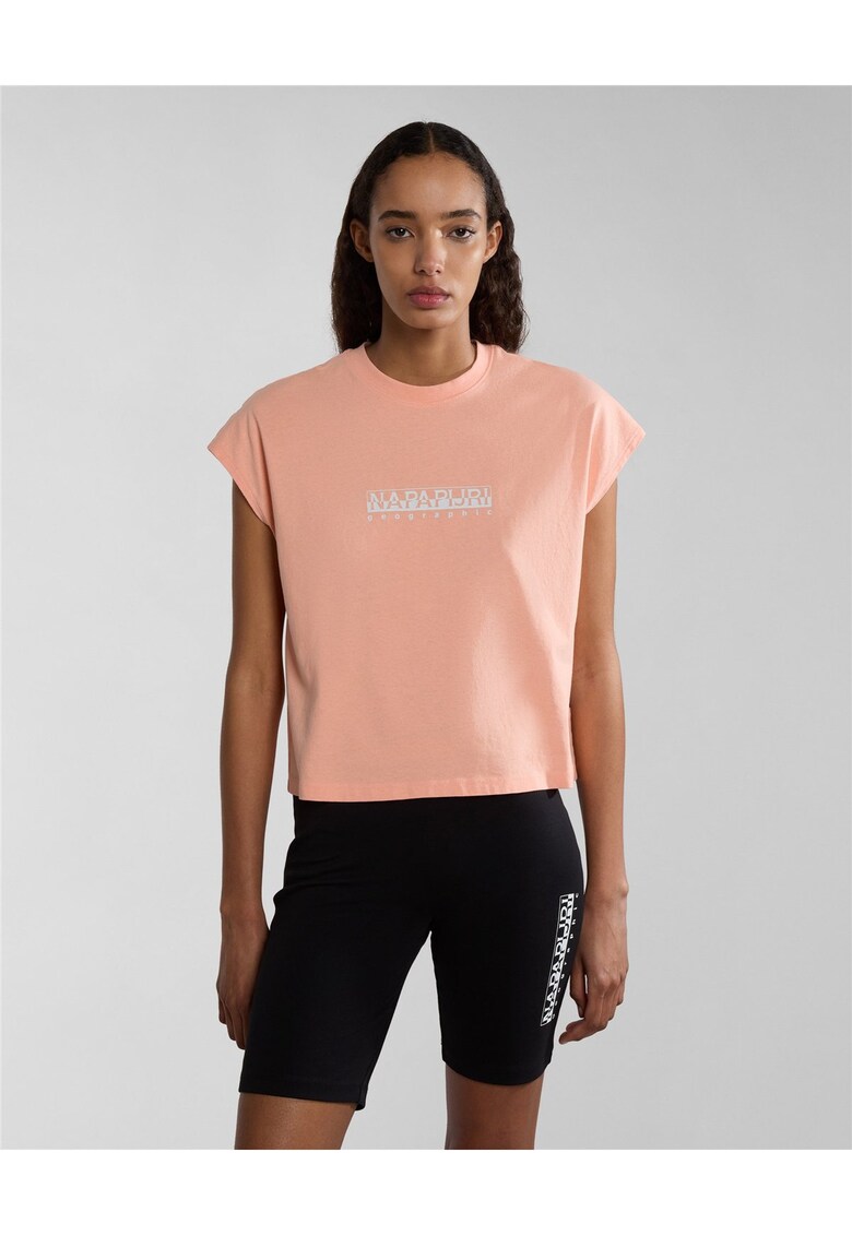 Tricou cu maneci tip aripioara Box -