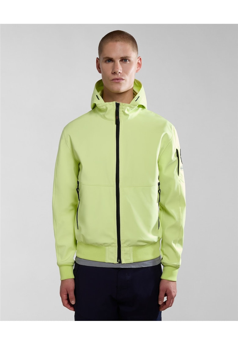 Jacheta impermeabila cu gluga si buzunare Melville -