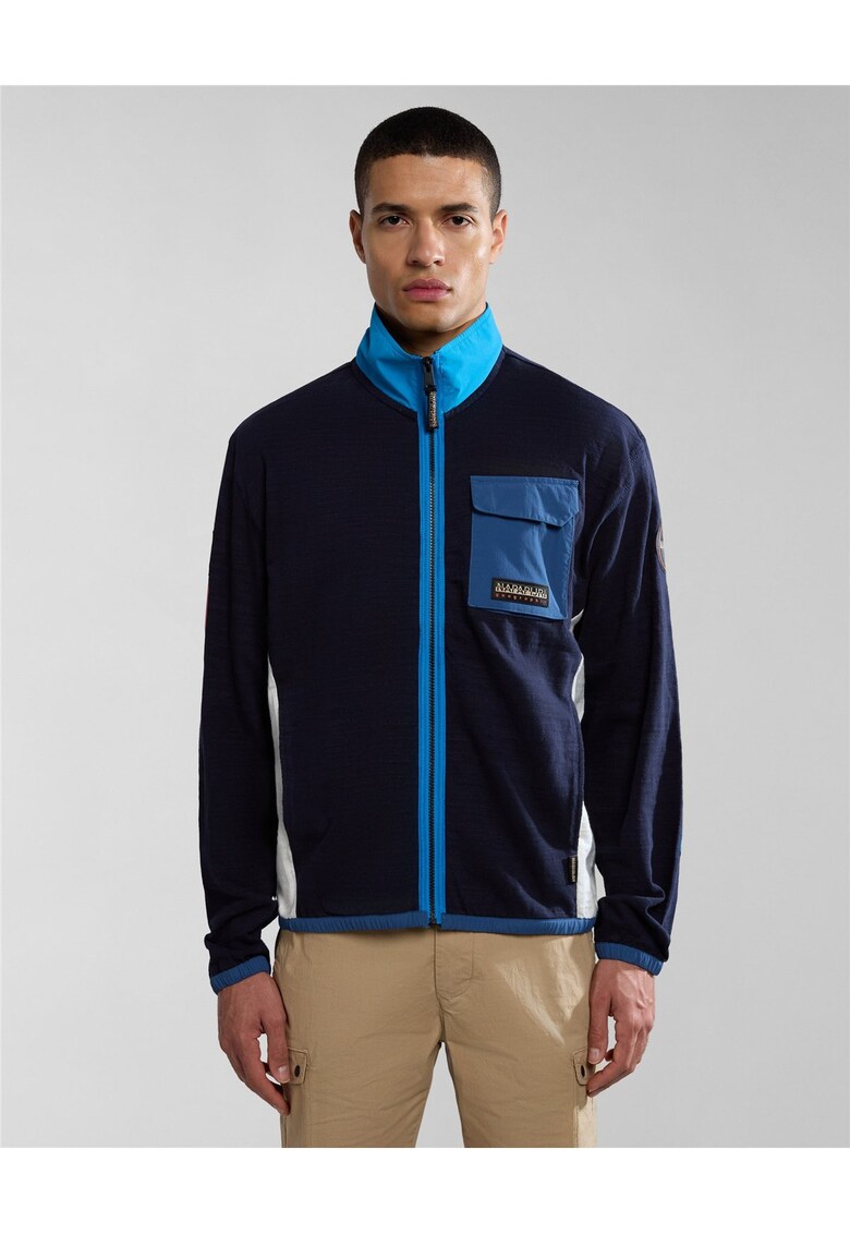 Bluza de trening cu buzunar aplicat pe piept Tepees -