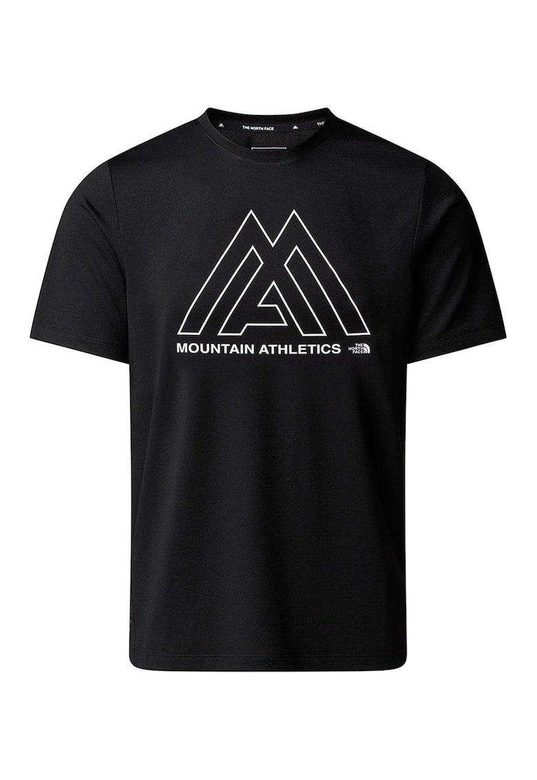 Tricou cu decolteu la baza gatului pentru antrenament Mountain Athletics - Negru