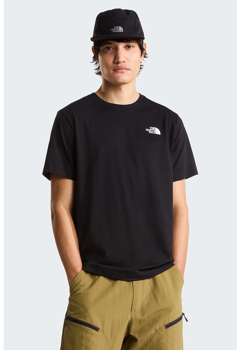 Tricou regular fit cu imprimeu logo pe piept Evolution Box - Alb/Negru